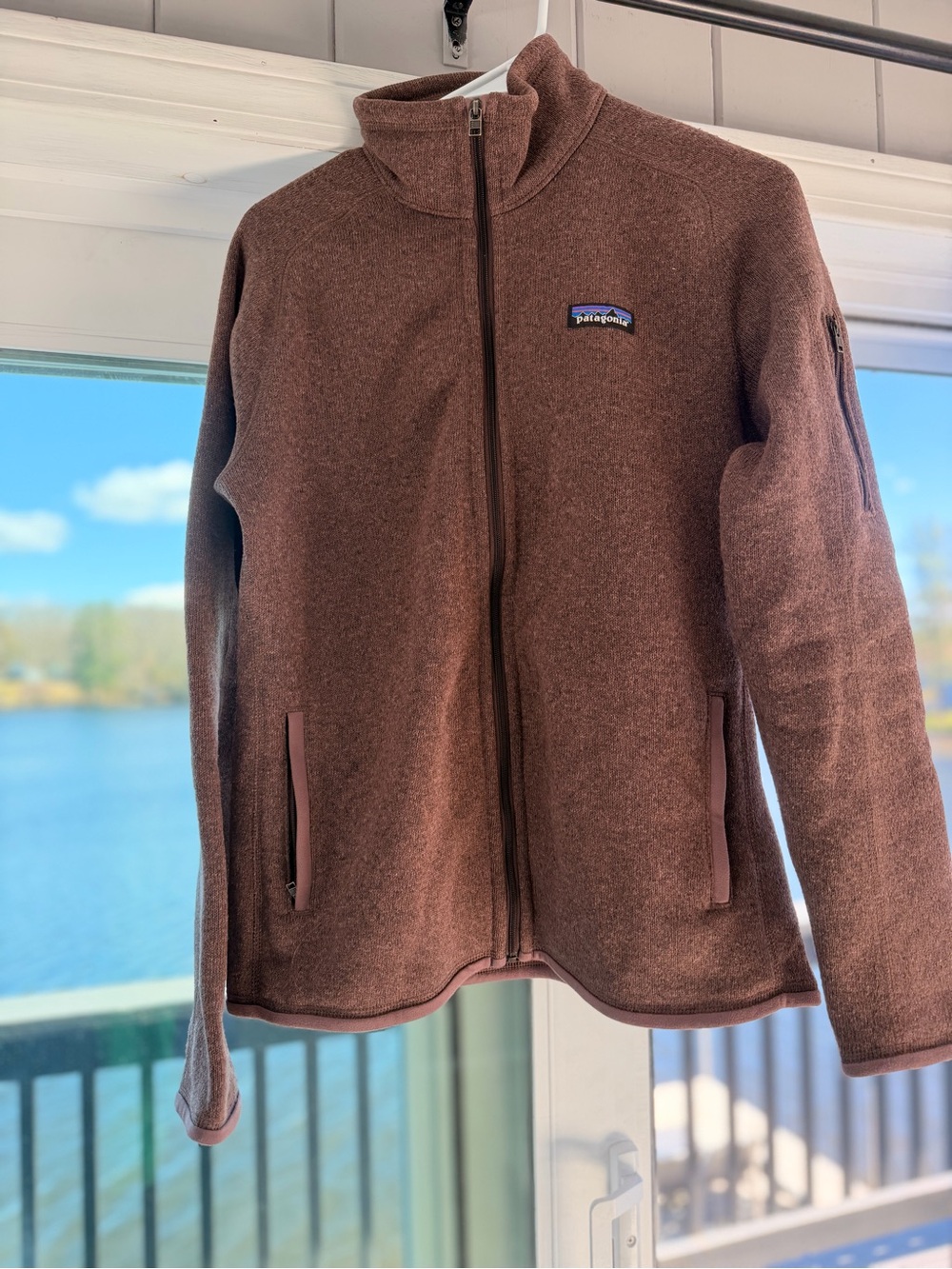 Patagonia Brown Zip-Up Fleece Jacket